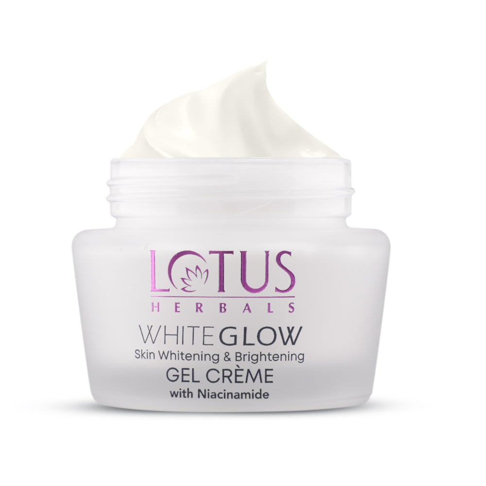 Lotus Herbals WhiteGlow Skin Whitening & Brightening Gel Cream|With Niacinamide|All Skin Types (60g)
