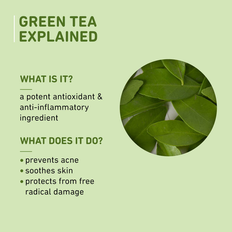 Plum Green Tea Night Gel Cream With Glycolic Acid, Fights Acne For Clear,Oil-Free,YouthfulSkin (50ml)