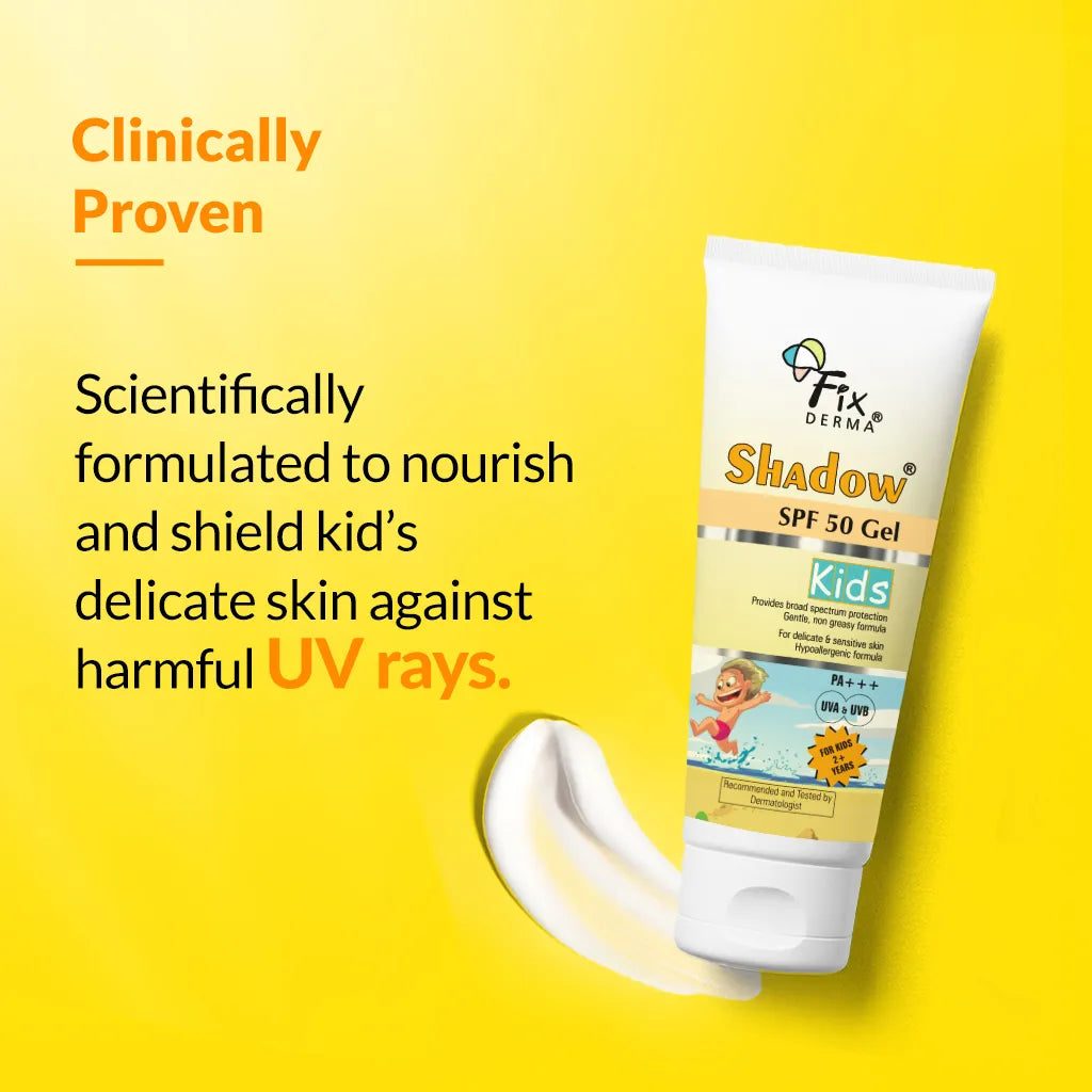 Fixderma Shadow SPF 50 Gel Kids | Best Sunscreen For Kids
