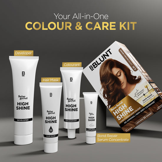 BBLUNT High Shine Conditioning Hair Colour - Coffee Natural Brown (Shade 4.31)