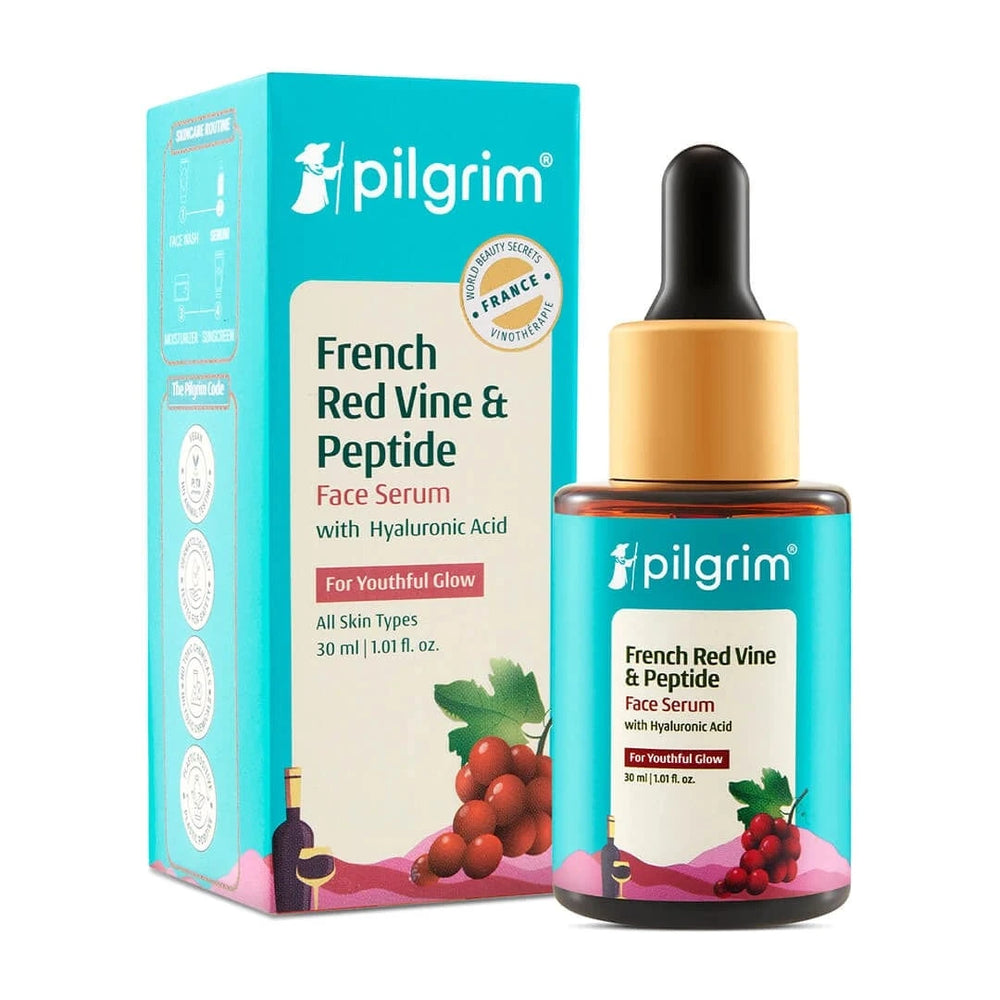 Pilgrim Red Vine Face Serum for Anti-Ageing