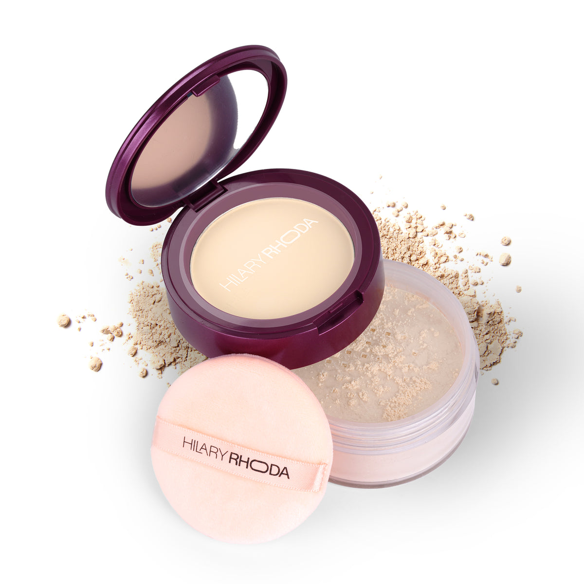 Hilary Rhoda The Setting Duo Compact & Loose Powder (Ivory 01)