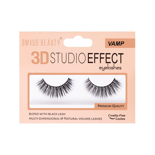 Swiss Beauty 3D Studio Effect Eyelashes(Vamp)