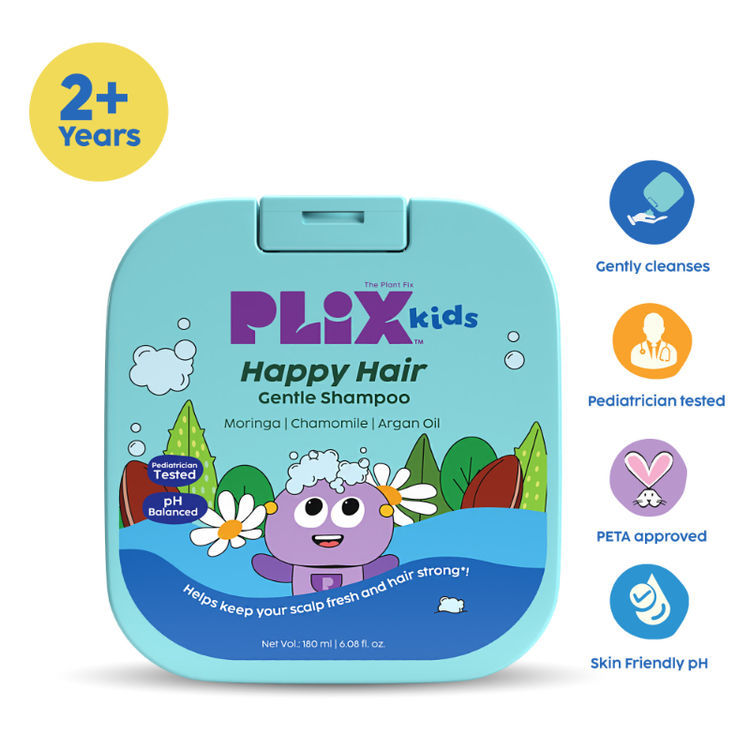 PlixKids Happy Hair Gentle Shampoo For Gentle Cleansing
(180ml)