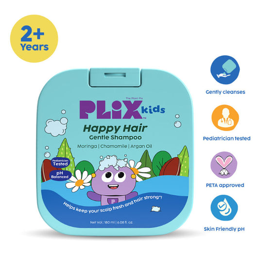 PlixKids Happy Hair Gentle Shampoo For Gentle Cleansing
(180ml)