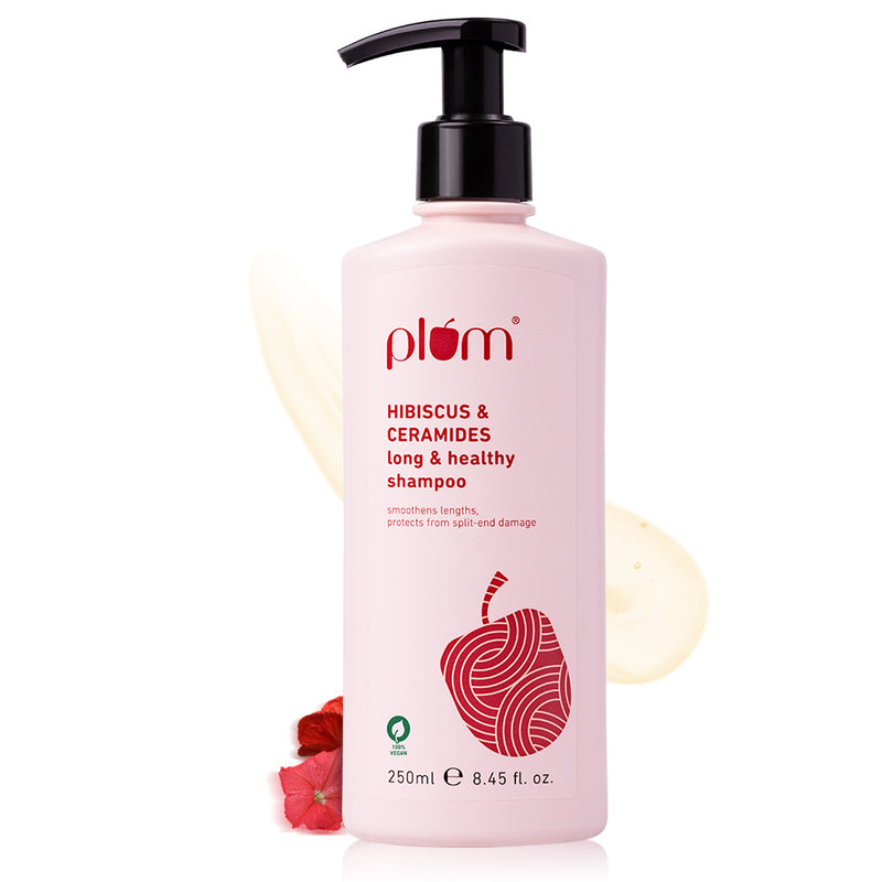Plum Hibiscus & Ceramides Shampoo for Split Ends (250ml)