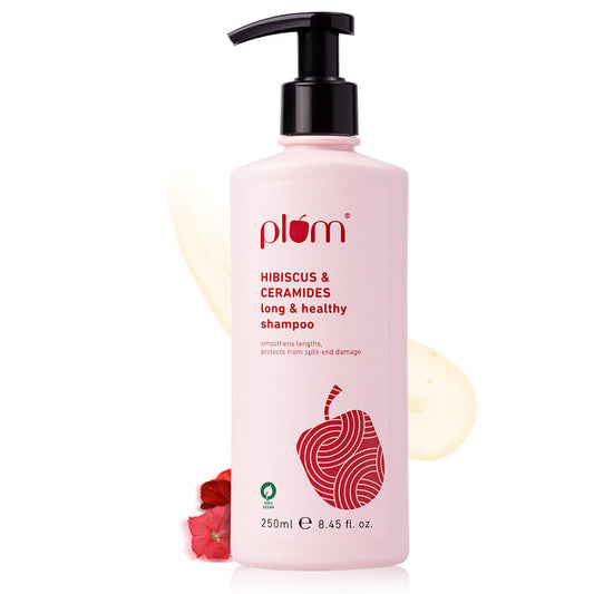 Plum Hibiscus & Ceramides Shampoo for Split Ends (250ml)