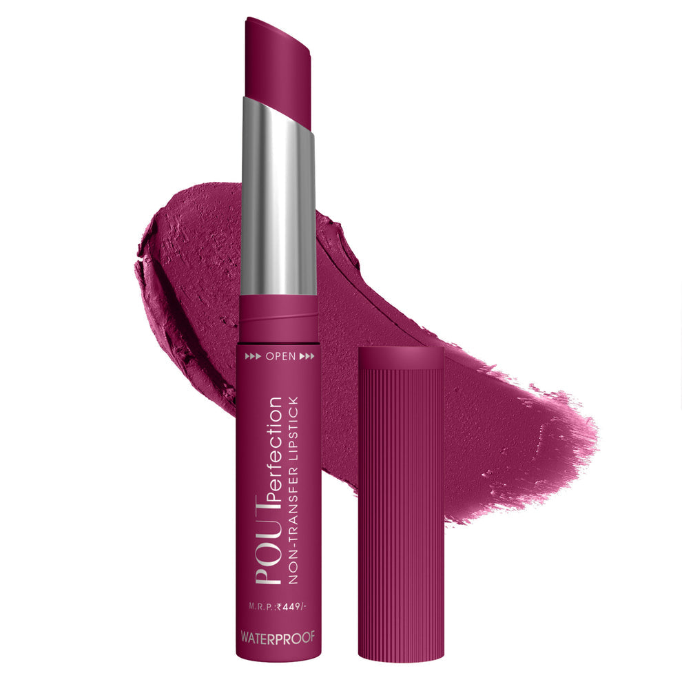 Beauty Berry Pout Perfection Non Transfer Lipstick 08 Magenta