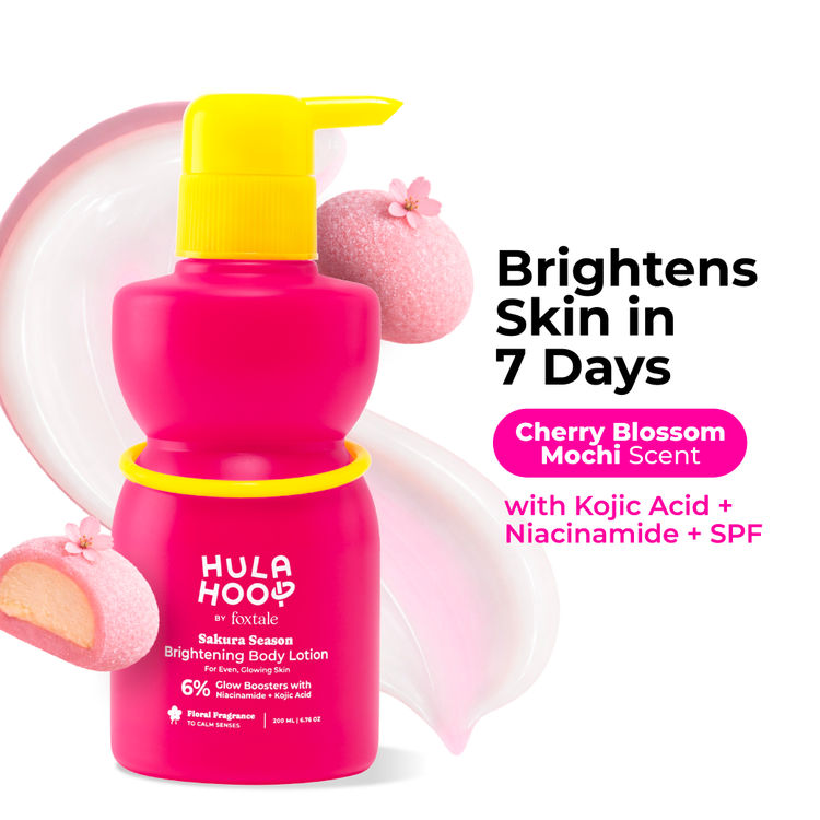 Foxtale Hula Hoop Brightening Body Lotion by Foxtale , Brightens & Hydrates (200ml)