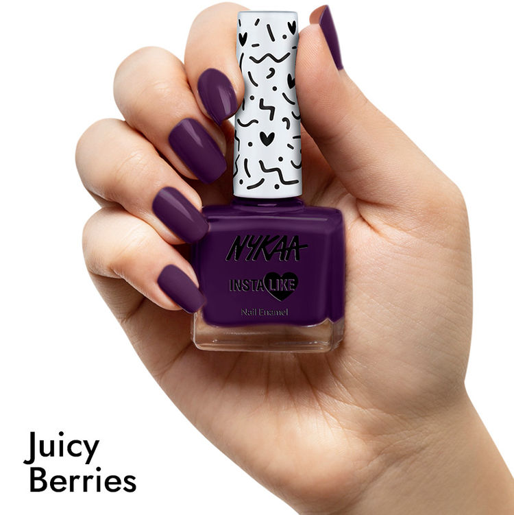 Nykaa InstaLike Long Lasting Nail Enamel - Juicy Berries 481
(9ml)
