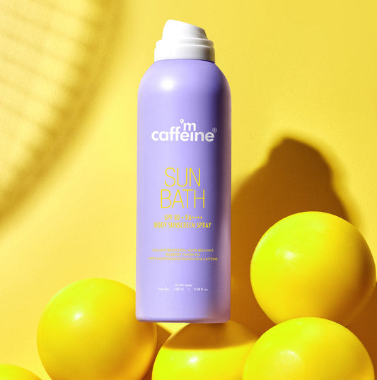 Mcaffeine Sun Bath SPF Body Sunscreen 80+ PA ++++ Spray - 100ml