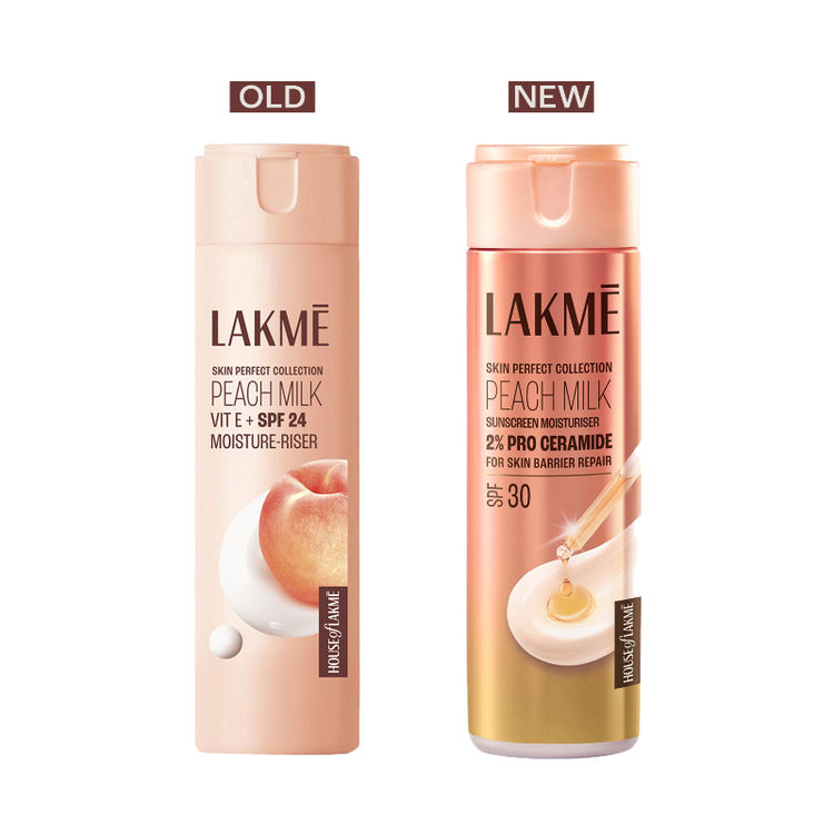 Lakmé Peach Moisturiser with SPF 30 & Ceramide, UV Defense & Barrier Repair, All Skin Types
(200ml)