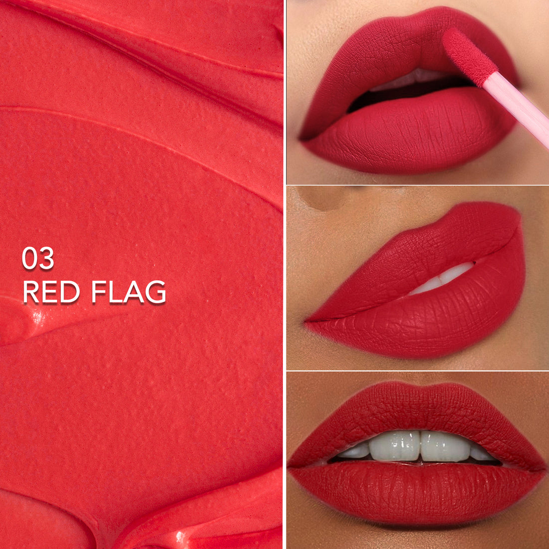 Glam21 Mattitude Lipstick (03Red Flag)