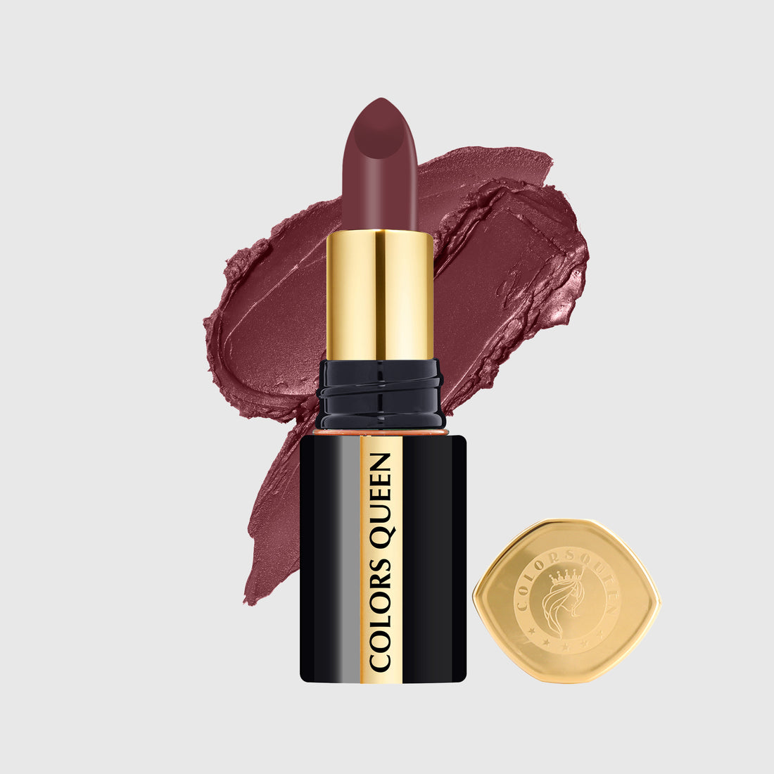 Colors Queen Luxury Matte Non-Transfer Lipstick Waterproof & Bold (08 Bronze)