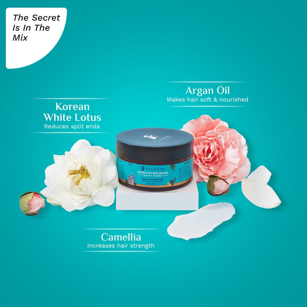 Pilgrim Argan Oil Hair Mask with White Lotus & Camellia
Discover Nourished Strong Hair