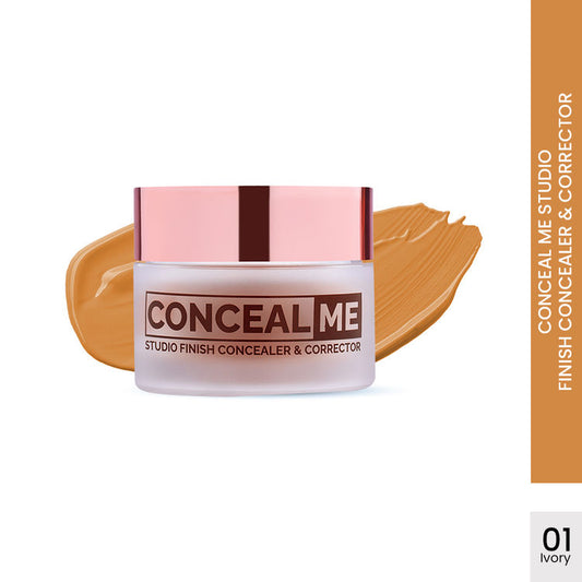 Glam21 Conceal Me Studio Finish Concealer & Corrector (Ivory - 01)
