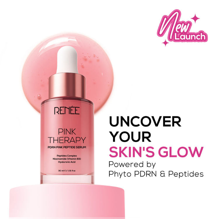 RENEE Pink Therapy PDRN Pink Peptide Serum For Radiant Skin, Hydrating, Hyaluronic Acid Infused
(30ml)