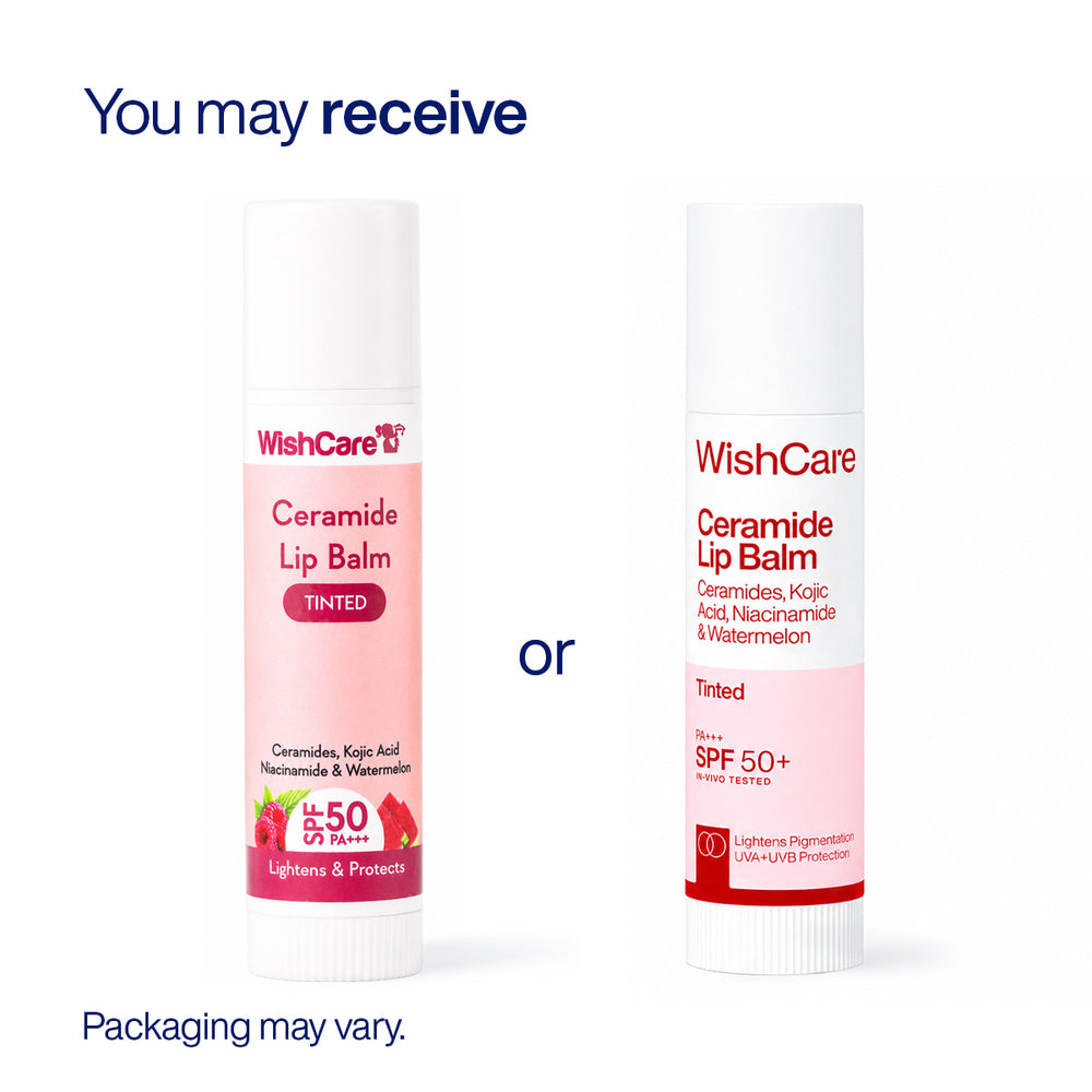 Wishcare Ceramide Lip Balm with SPF 50 PA+++ Natural Pink