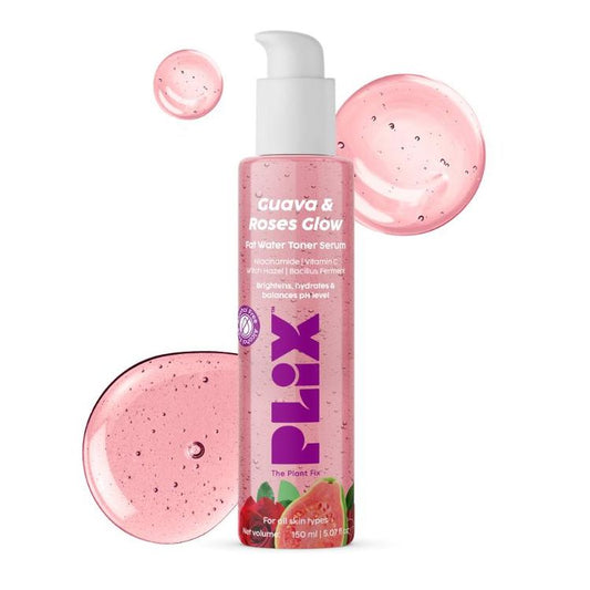 Plix Guava & Roses Glow Fat Water Toner Serum
(150ml)