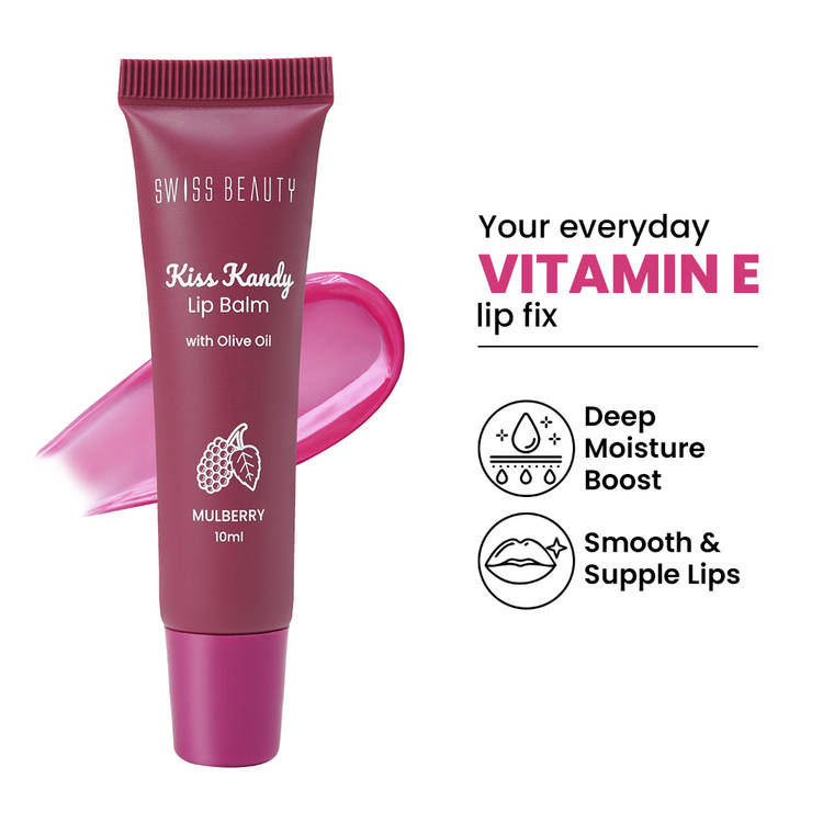 Swiss Beauty Kiss Kandy Lip Balm (04 Mulberry)