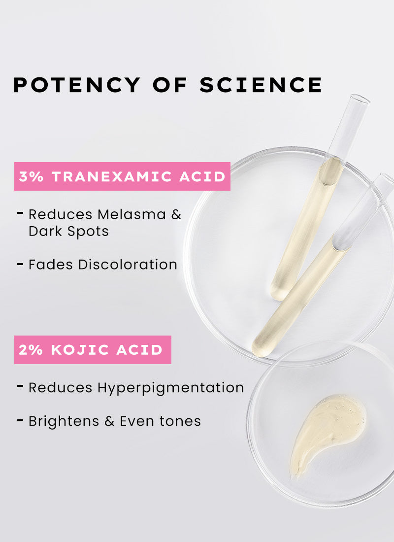 Hyphen Advanced glow serum with 3% tranexamic acid & 2% kojic acid - 30 ml