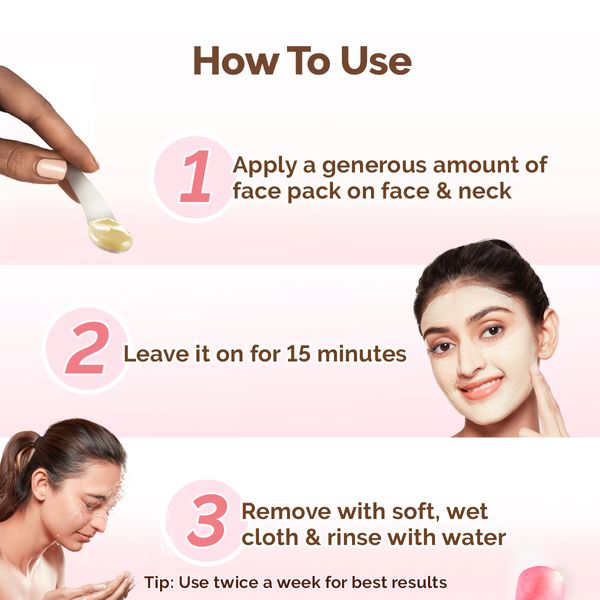 Mamaearth Multani Mitti Oil Balance Face Pack with Multani Mitti & Bulgarian Rose for Normal to Oily Skin - 200 g