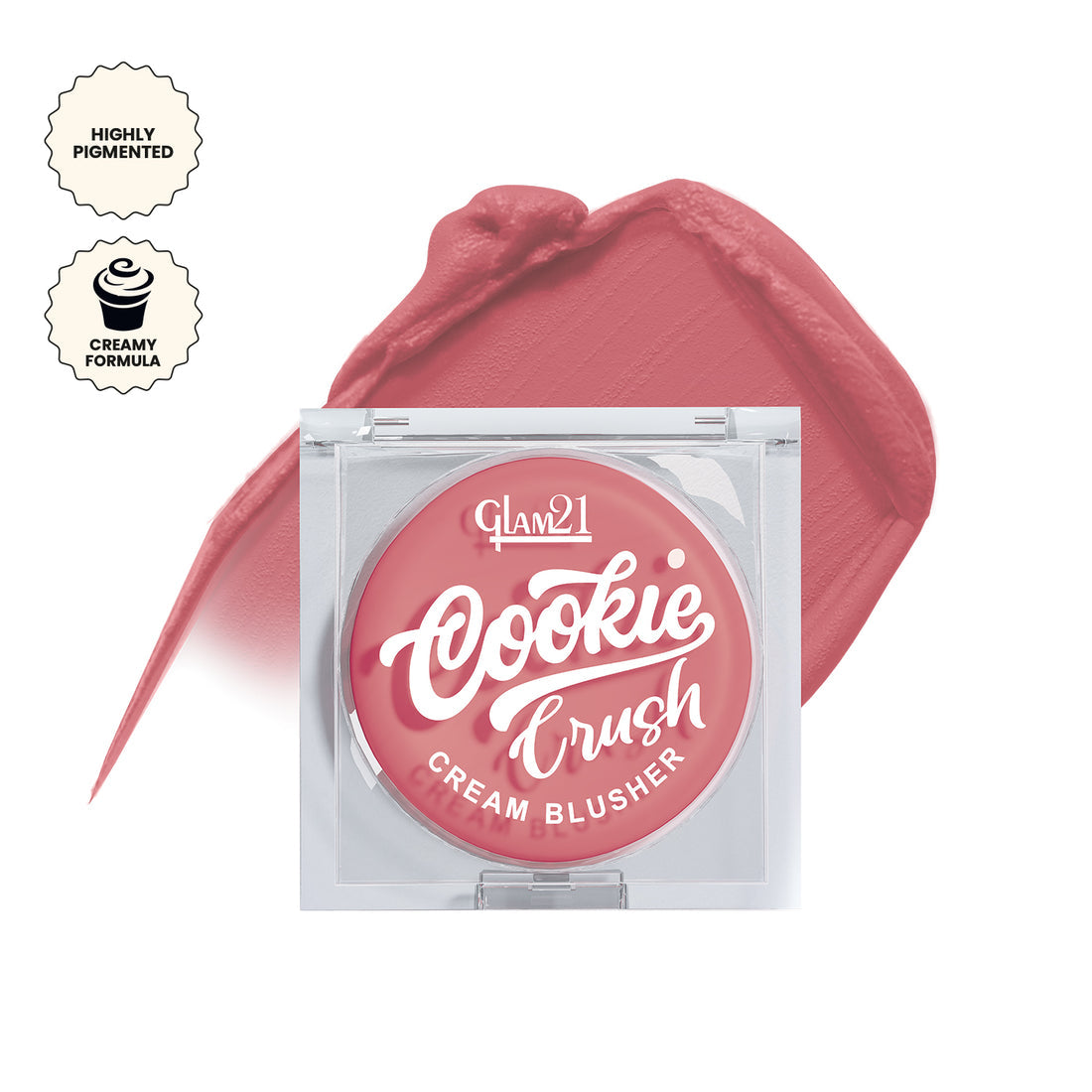 Glam21 Cookie Crush Cream Blusher (02Rosy Tart)