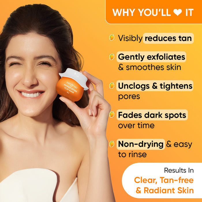 Dot & Key Mango Detan Clay Mask (70g)