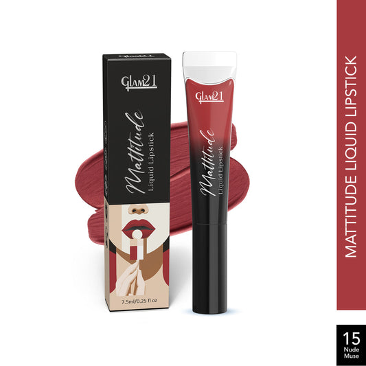 Glam21 Mattitude Lipstick (15Nude Muse)