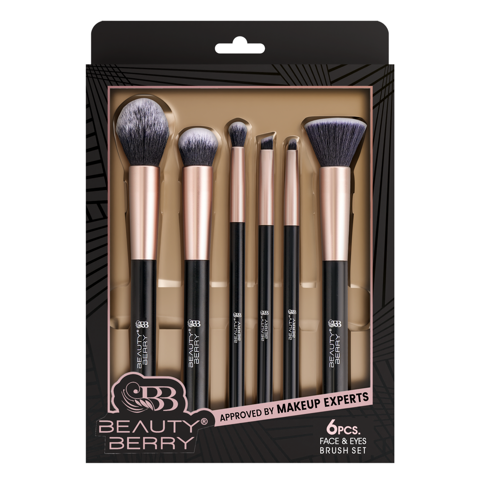 Beauty Berry Face & Eyes Brush Set