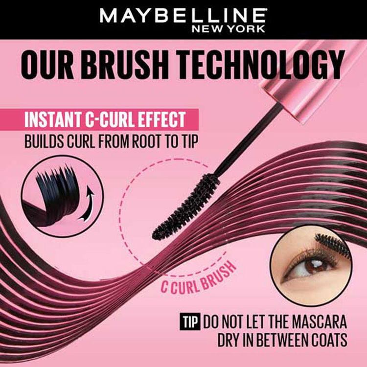 Maybelline Hypercurl Washable Mascara (Washable Very Black)