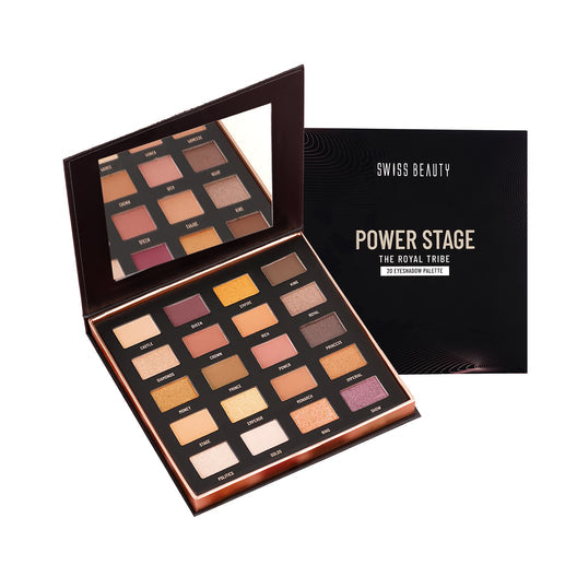 Swiss Beauty Power Stage Eyeshadow Palette 02(Royal Tribe)