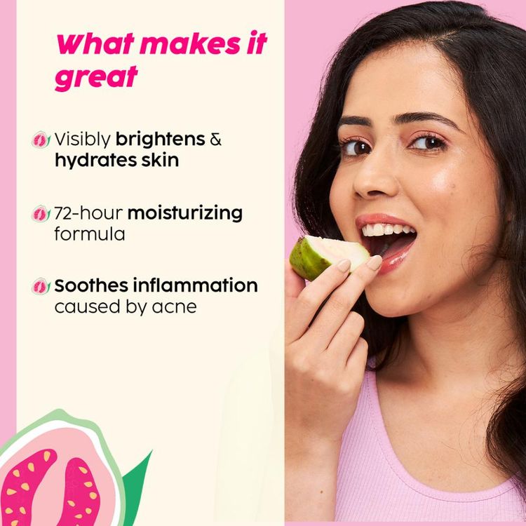 Plix 10% Vitamin C Guava Face Serum for Skin Brightening & Even tone with Hyaluronic acid & Pentavitin
(20ml)