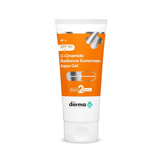 The Derma Co C-Cinamide Radiance Sunscreen Aqua Gel - 80g
