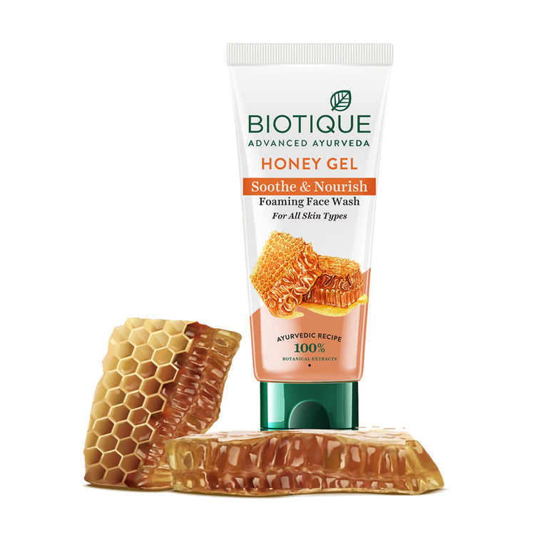 Biotique Honey Gel Soothe & Nourish Foaming Face Wash
(150ml)