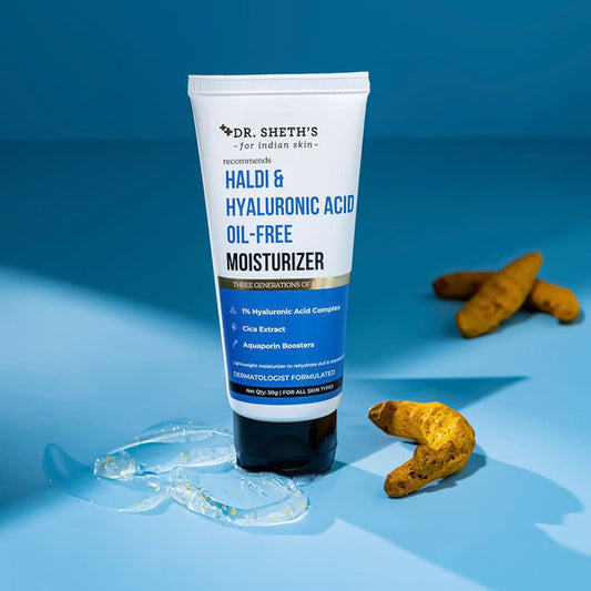 Dr. Sheth's Haldi & Hyaluronic Acid Oil Free Moisturizer - 50g