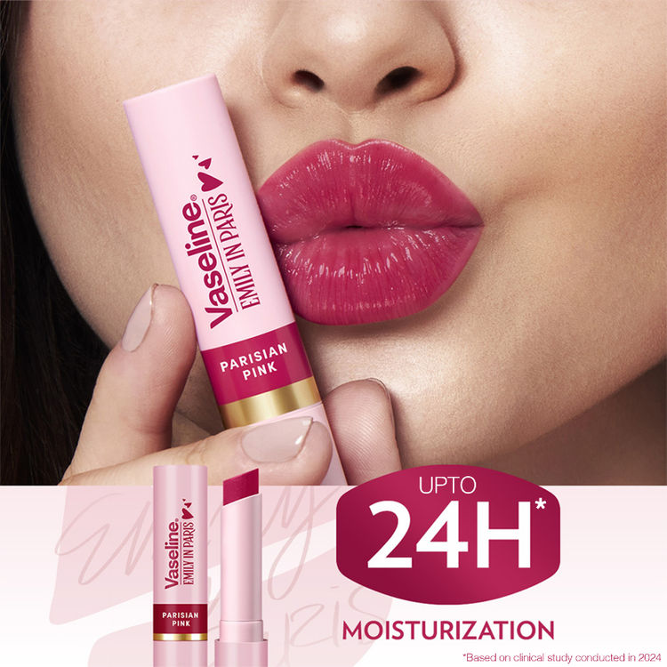 Vaseline Emily In Paris Tinted Lip Balm Stick - Parisian Pink
(3g)