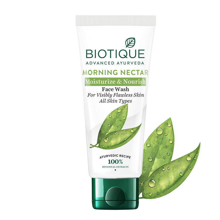 Biotique Morning Nectar Moisturize & Nourish Face Wash (All Skin Types) (100ml)