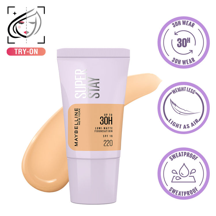 Maybelline Super Stay Lumi-Matte Foundation (220)