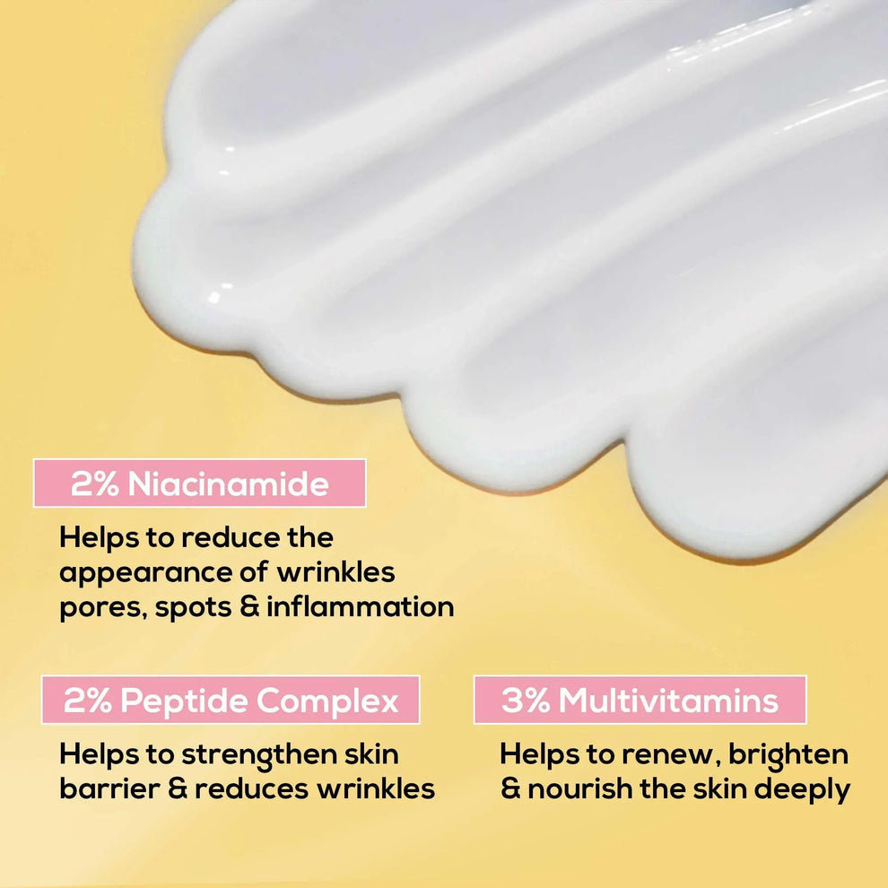 RENEE Pore Minimizing Sunscreen SPF 70 With 2% Niacinamide, 2% Peptide Complex & 3% Multivitamins