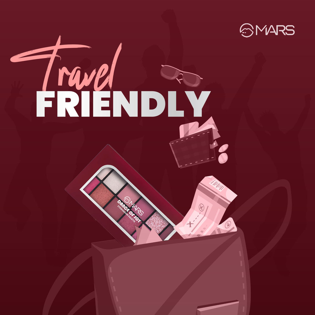 Mars 12 Color Eyeshadow Palette | Dance Of Joy (01)