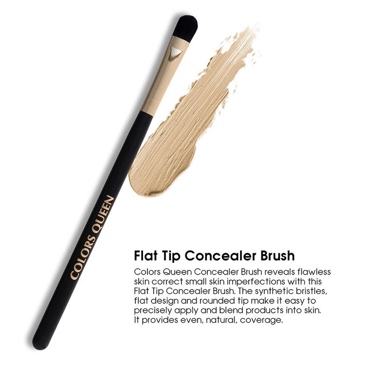 Colors Queen Flat Tip Concealer Brush (8g)