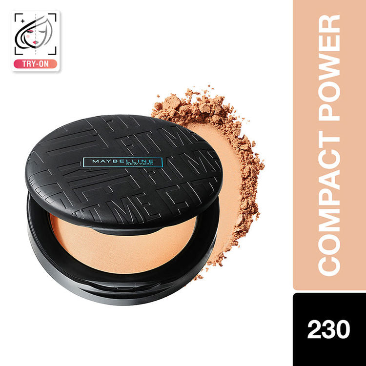 Maybelline Fit Me Matte + Poreless 16H Oil Control Compact Powder(230 Natural Buff)