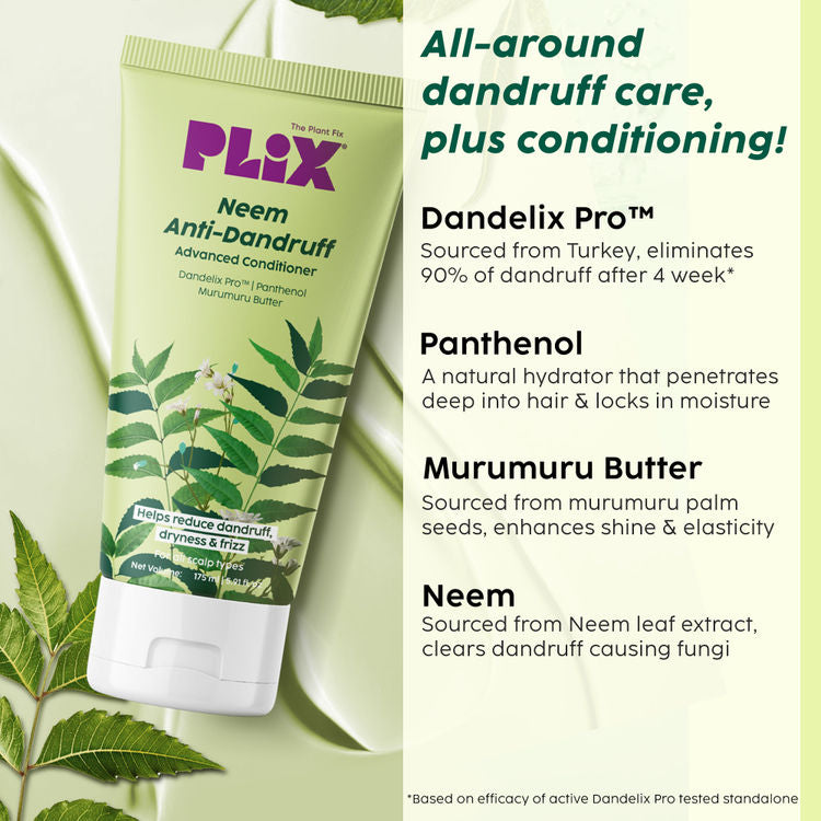 Plix Neem Anti-Dandruff Advanced Conditioner
(175ml)