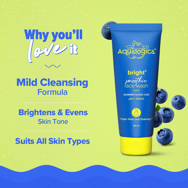 Aqualogica Bright+ Smoothie Face Wash 100ml