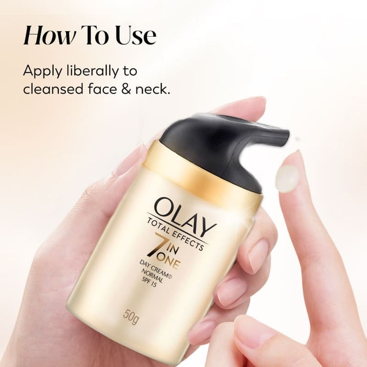 Olay Total Effects Day Cream With Spf 15, Fights 7 Signs Of Ageing With Niacinamide
(50g)