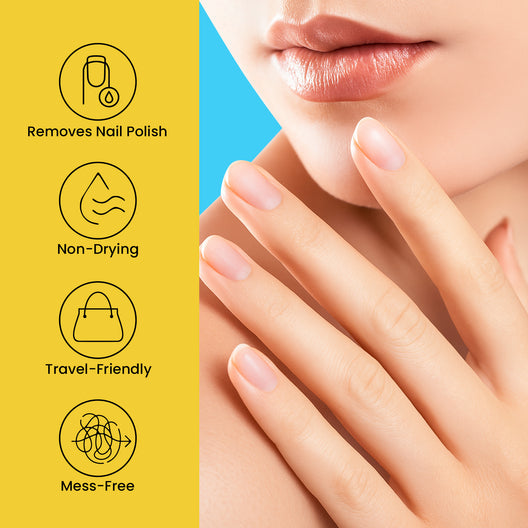 Swiss Beauty easy peasy nail polish remover wipes (Strawberry With Vitamin B7)
