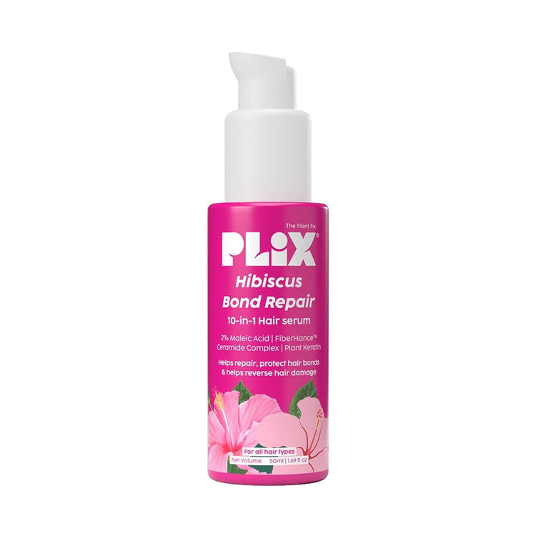 Plix Hibiscus Bond Repair 10-In-1 Hair Serum
(50ml)