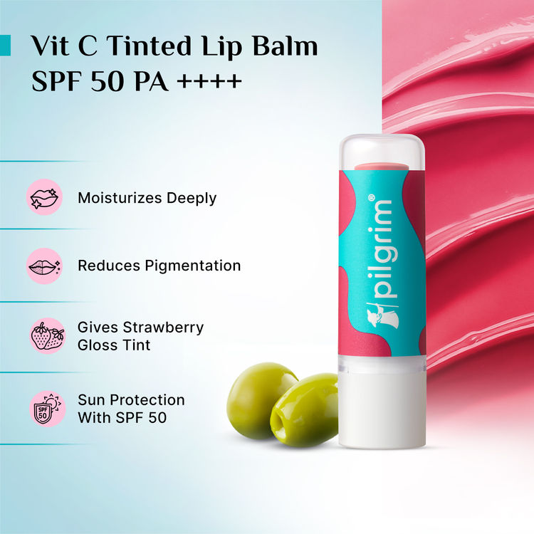 Pilgrim Vitamin C Moisture Rich Tinted Lip Balm SPF 50
(4.5g)