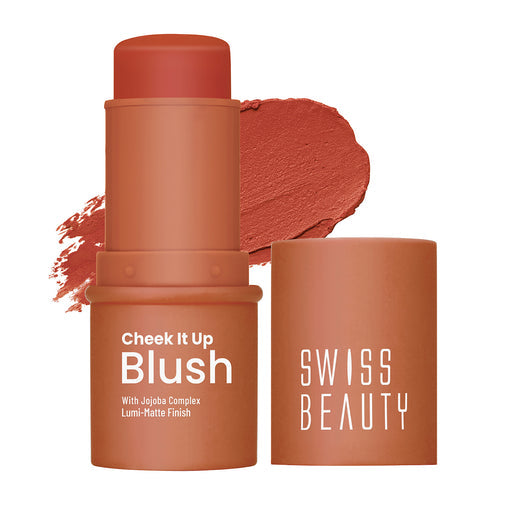 Swiss Beauty Cheek It Up Blush 06(Buffed With Rose)